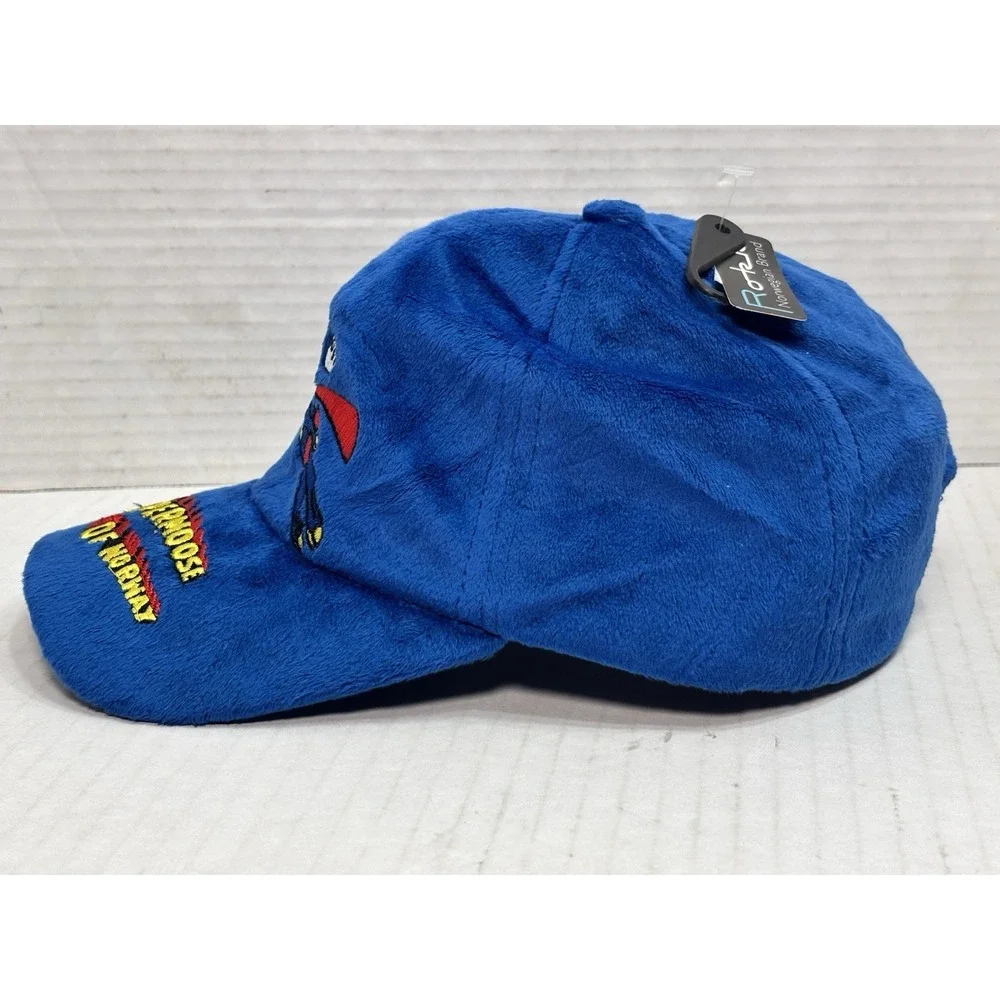 ROKK Norway Supermoose Plush Hat Strapback Novelty‎ Souvenir Cap NWT Youth RARE